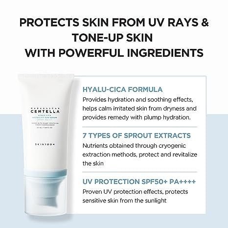SKIN 1004 MADAGASCARA – Centella Hyalu-Cica Water-Fit Sun Serum SPF 50+ PA++++ (50ML)