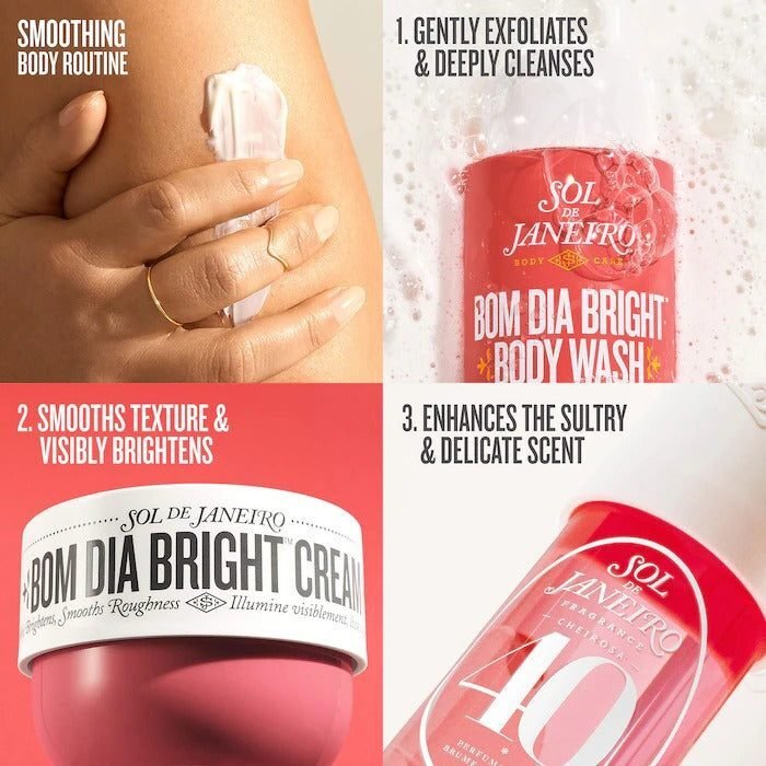 SOL DE JANEIRO – Bom Dia Bright Clarifying AHA BHA Body Wash – 385ML